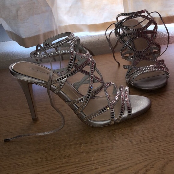 Silver High Heels - Picture 2 of 4